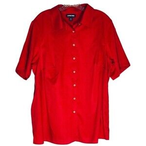 Land's End Short Sleeve Button Up Shirt